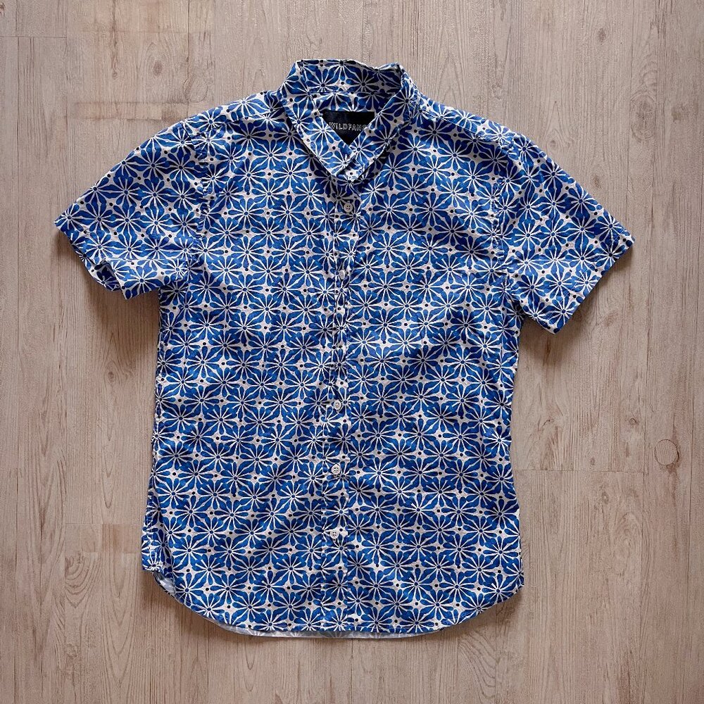 Wildfang Ultimate Talavera Short Sleeve Button Front Shirt